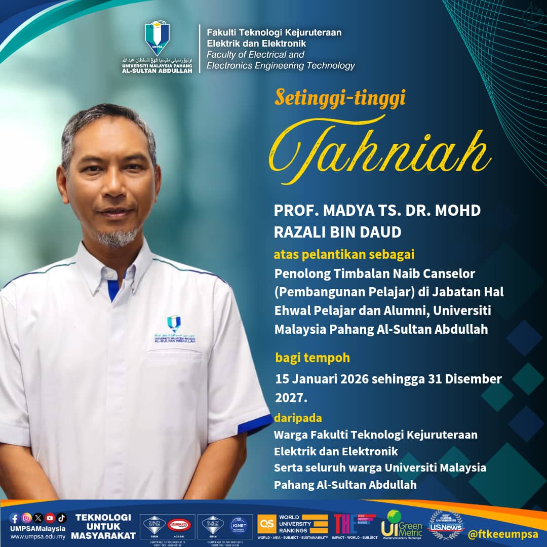 Pemakluman Pelantikan Baharu Jawatan Giliran UMPSA